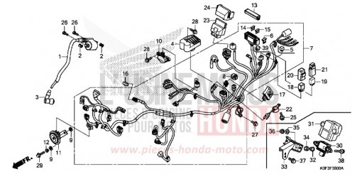 WIRE HARNESS Z125MAK de 2019